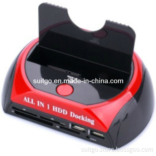 USB2.0 with Card Reader SATA HDD Docking Station (SG-879U2C)